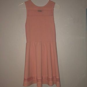 Thin, Breathable, Peach/Pink Dress
